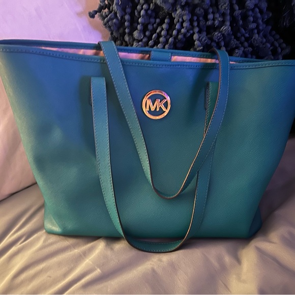 Michael Kors Vibrant Blue Tote - Picture 2 of 8